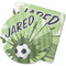 Soccer Coasters Rubber Back - Main