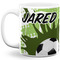 Soccer Coffee Mug - 11 oz - Full- White