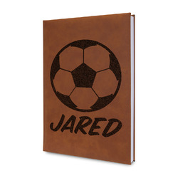 Soccer Leatherette Journal - Single Sided (Personalized)