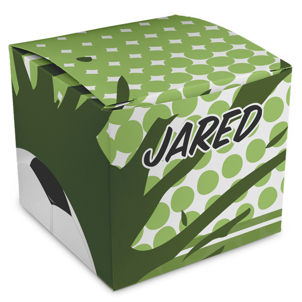 Custom Soccer Cube Favor Gift Boxes (Personalized)