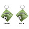 Soccer Diamond Keychain (Front + Back)