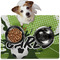 Soccer Dog Food Mat - Medium LIFESTYLE