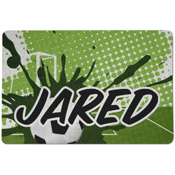 Soccer Dog Food Mat w/ Name or Text