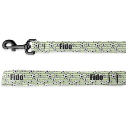 Soccer Deluxe Dog Leash - 4 ft (Personalized)