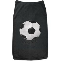Soccer Black Pet Shirt - L (Personalized)