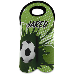 Soccer Wine Tote Bag (2 Bottles) (Personalized)