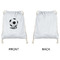 Soccer Drawstring Backpacks - Sweatshirt Fleece - Single Sided - APPROVAL