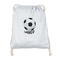 Soccer Drawstring Backpacks - Sweatshirt Fleece - Single Sided - FRONT