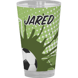 Soccer Pint Glass - Full Color (Personalized)