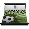 Soccer Duvet Cover - King - On Bed - No Prop