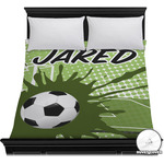 Soccer Duvet Cover - Full / Queen (Personalized)