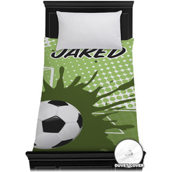 Soccer Duvet Cover - Twin (Personalized)