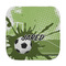 Soccer Face Cloth-Rounded Corners