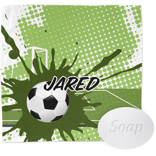 Custom Soccer Washcloth (Personalized)