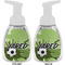 Soccer Foam Soap Bottle Approval - White