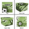 Soccer Gift Boxes with Lid - Canvas Wrapped - Large - Approval