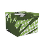 Soccer Gift Box with Lid - Canvas Wrapped - Large (Personalized)