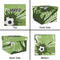 Soccer Gift Boxes with Lid - Canvas Wrapped - Medium - Approval