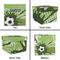 Soccer Gift Boxes with Lid - Canvas Wrapped - X-Large - Approval