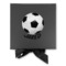 Soccer Gift Boxes with Magnetic Lid - Black - Approval