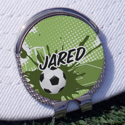 Soccer Golf Ball Marker - Hat Clip