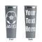 Soccer Grey RTIC Everyday Tumbler - 28 oz. - Front and Back