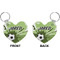 Soccer Heart Keychain (Front + Back)