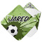 Soccer Hooded Baby Towel- Main