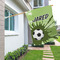 Soccer House Flags - Double Sided - LIFESTYLE