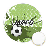 Soccer Printed Cookie Topper - 2.5" (Personalized)