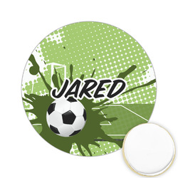 Soccer Printed Cookie Topper - 2.15" (Personalized)