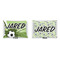 Soccer Indoor Rectangular Burlap Pillow (Front and Back)