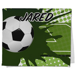 Soccer Kitchen Towel - Poly Cotton w/ Name or Text