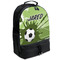 Soccer Large Backpack - Black - Angled View