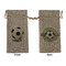 Soccer Large Burlap Gift Bags - Front & Back