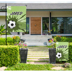 Soccer Large Garden Flag - Single Sided (Personalized)