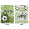 Soccer Large Laundry Bag - Front & Back View