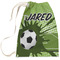 Soccer Large Laundry Bag - Front View