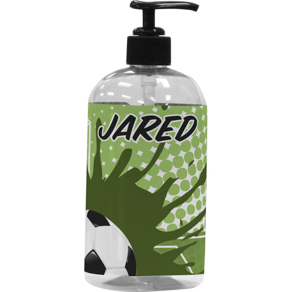 Custom Soccer Plastic Soap / Lotion Dispenser (Personalized)