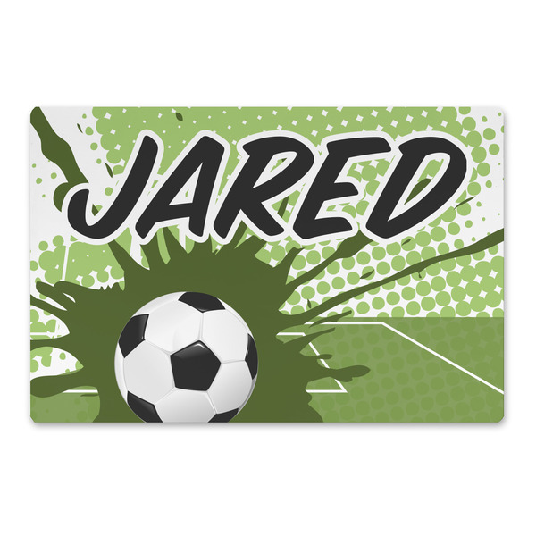 Custom Soccer Large Rectangle Car Magnet (Personalized)