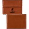 Soccer Leather Business Card Holder Front Back Single Sided - Apvl