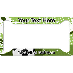 Soccer License Plate Frame (Personalized)