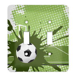 Soccer Light Switch Cover (2 Toggle Plate)