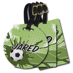 Soccer Plastic Luggage Tag (Personalized)