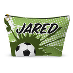 Soccer Makeup Bag - Small - 8.5"x4.5" (Personalized)