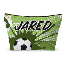 Soccer Makeup Bag - Large - 12.5"x7" (Personalized)