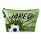 Soccer Makeup Bag (Front)