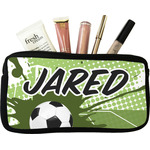 Soccer Makeup / Cosmetic Bag (Personalized)