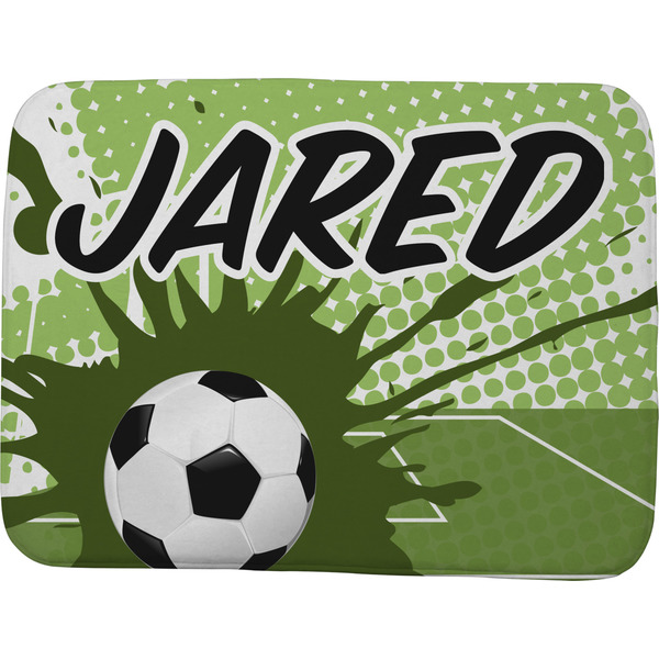 Custom Soccer Memory Foam Bath Mat - 48"x36" (Personalized)