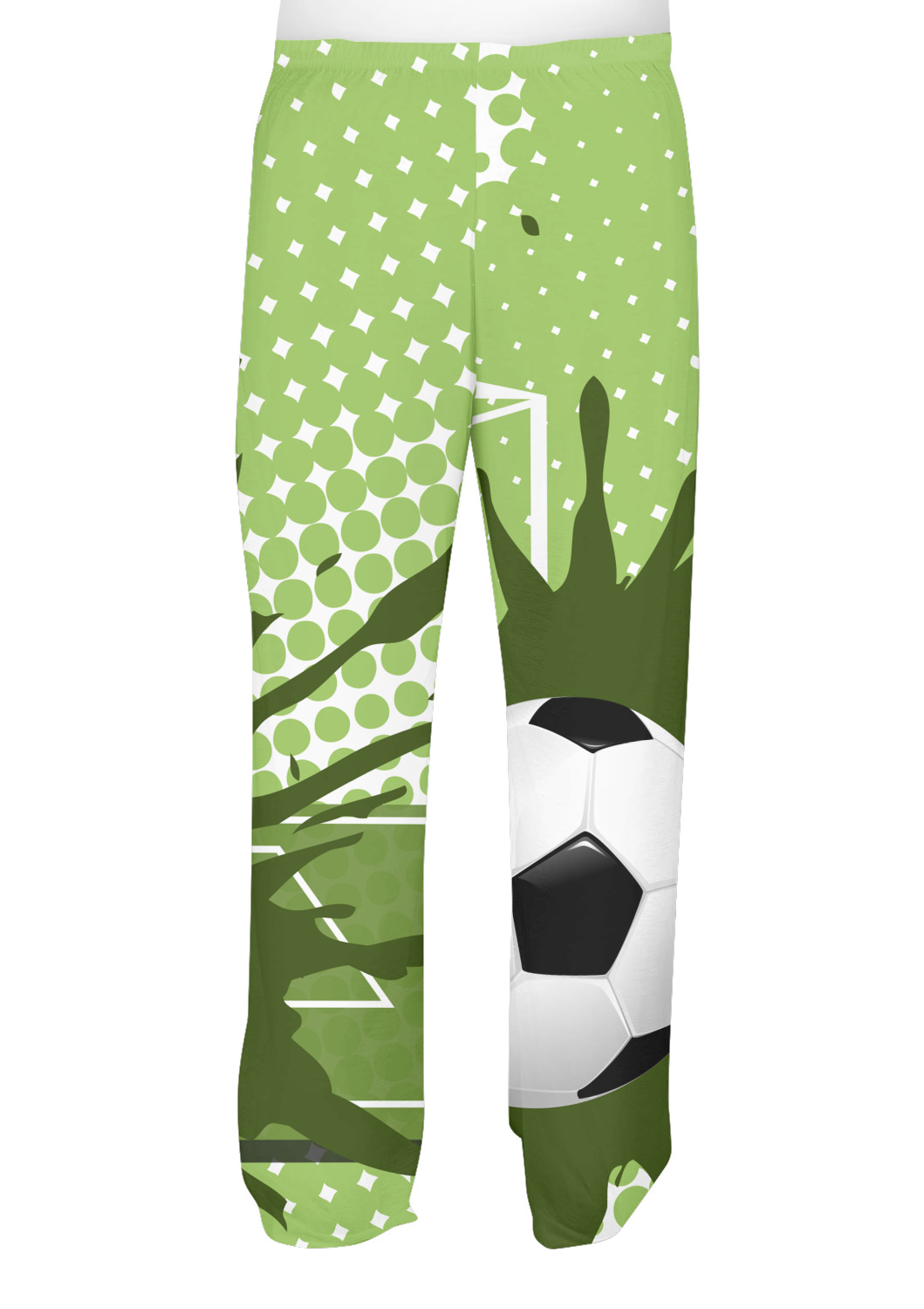 Custom Soccer Mens Pajama Pants YouCustomizeIt